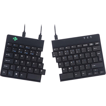 R-Go Tools Split Break Teclado Ergonómico Alámbrico USB-C Negro