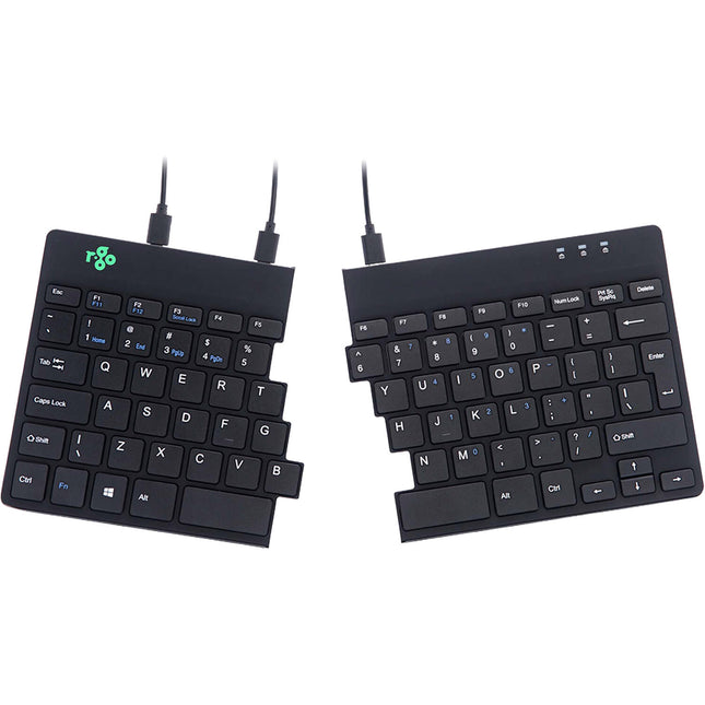 R-Go Tools Split Break Teclado Ergonómico Alámbrico USB-C Negro
