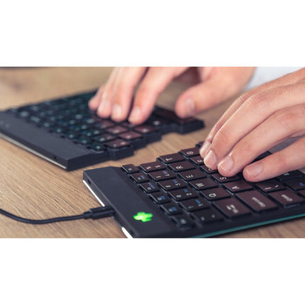 R-Go Tools Split Break Teclado Ergonómico Alámbrico USB-C Negro