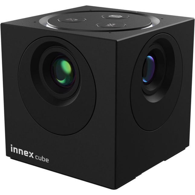 Innex Cube AI 360° Cámara para Conferencias 4K Cuatro Cámaras 5MP Mando y Estuche