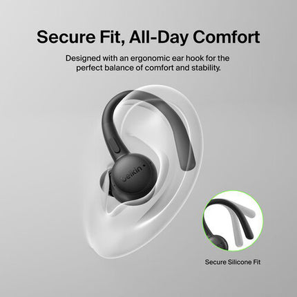 Belkin Soundform ActiveFit Auriculares Inalámbricos con Bluetooth 5.4 y 36 Horas de Batería