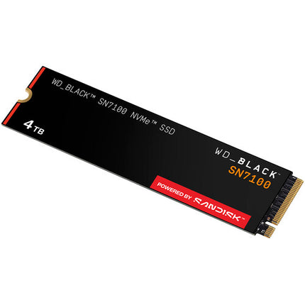WD 4TB WD_BLACK SN7100 NVMe PCIe 4.0 SSD M.2 2280 7000MB/s Lectura Garantía 5 Años