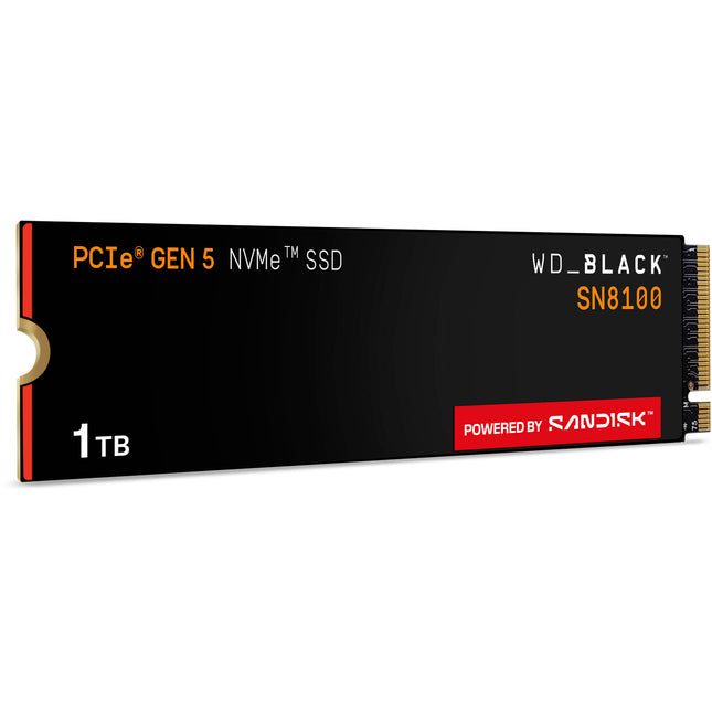 WD_BLACK SN8100 SSD Interno NVMe PCIe 5.0 M.2 4TB 14900MB/s Lectura