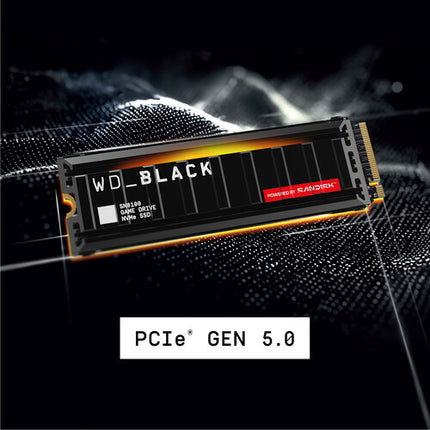 WD 2TB WD_BLACK SN8100 SSD Interno NVMe PCIe 5.0 M.2 2280 con Disipador RGB