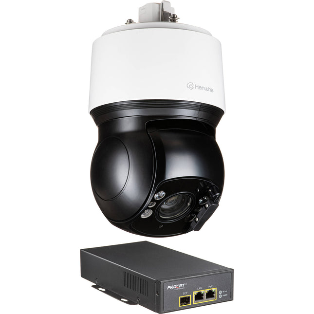 Hanwha Vision XNP-6400RW Cámara PTZ Exterior 2MP 1080p 60fps con Calefactor y Limpiaparabrisas