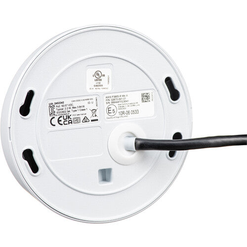 Axis Communications P3905-R Mk III Cámara Domo Interior 2MP 1080p 3.6mm RJ45