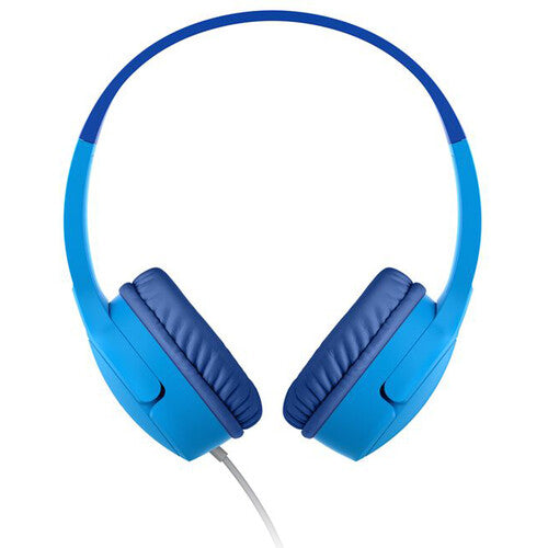 Belkin Auriculares On-Ear para Niños Azul con Limitador 85 dB y Micrófono