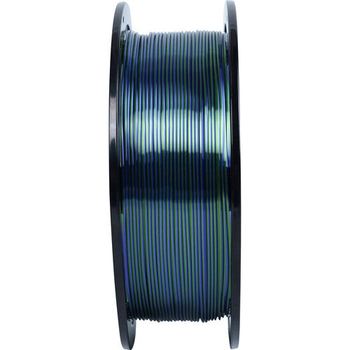 FlashForge PLA Seda 1.75mm Filamento Azul Verde 2.2 lb Temperatura 374-464°F