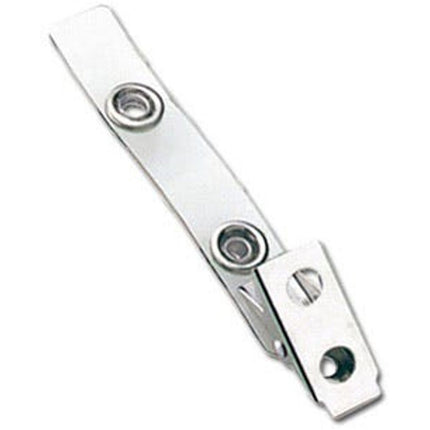 BRADY PEOPLE Correa para identificación 2 3/4" 100 unidades con clips de acero niquelado