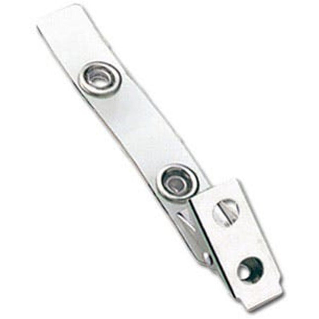 BRADY PEOPLE Correa para identificación 2 3/4" 100 unidades con clips de acero niquelado