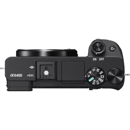 Sony a6400 Cámara Sin Espejo 24.2MP con Bolsa Batería y Tarjeta 64GB