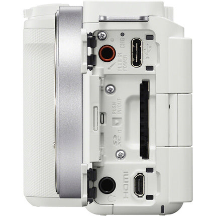 Sony ZV-E10 II Cámara Sin Espejo 26MP 4K60p Pantalla Táctil 3.0" Blanca