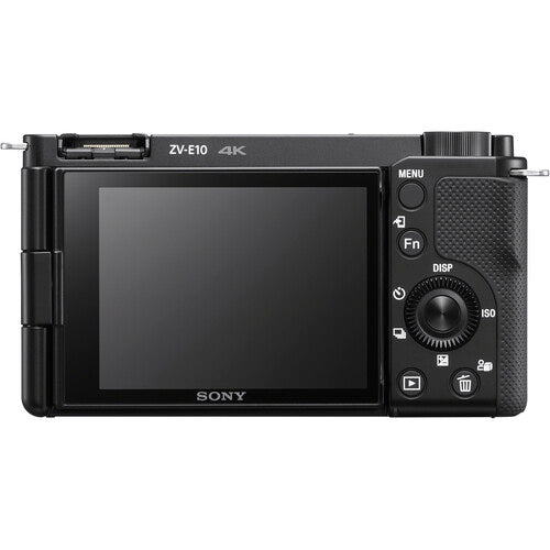 Sony ZV-E10 Cámara Sin Espejo 24.2MP UHD 4K30p Pantalla Táctil 3"