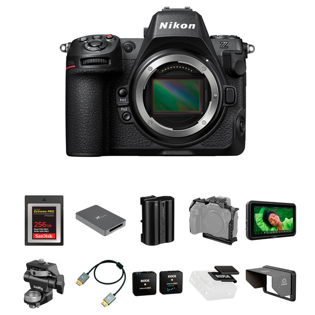 Nikon Z8 Cámara sin Espejo con Sensor 45.7MP y Vídeo 8K Kit Completo