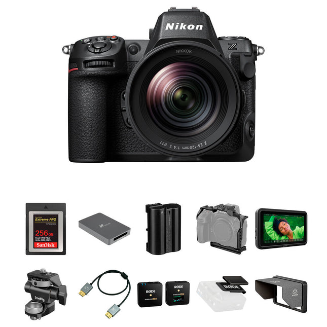 Nikon Z8 Cámara sin Espejo 45.7MP con Lente 24-120mm f4 y Kit Creación