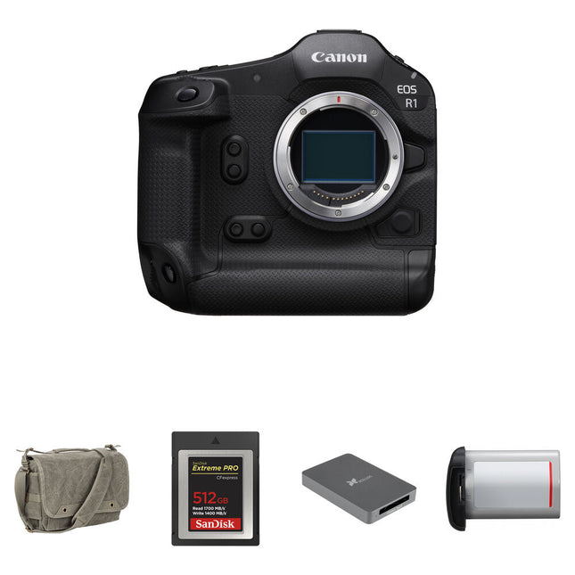 Canon EOS R1 Cámara sin Espejo 24MP 6K 60fps con Kit Essentials+