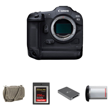 Canon EOS R3 Cámara Sin Espejo 24MP Kit con Batería y Tarjeta 256GB