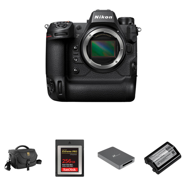 Nikon Z9 Cámara sin Espejo 45.7MP 8.3K 60p Kit Esencial Completo