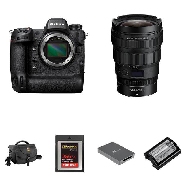 Nikon Z9 Cámara sin Espejo 45.7MP 14-24mm f2.8 Kit Esencial