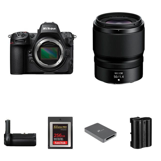 Nikon Z8 Cámara Sin Espejo 45.7MP 8.3K 60p con Kit de Rendimiento