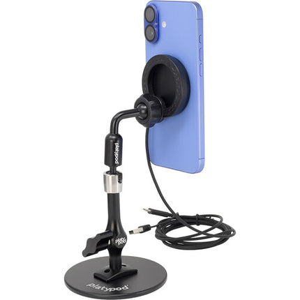 Platypod Mag Deluxe Set soporte magnético para teléfono con placa de 10 cm y cargador