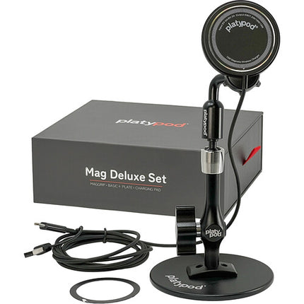 Platypod Mag Deluxe Set soporte magnético para teléfono con placa de 10 cm y cargador