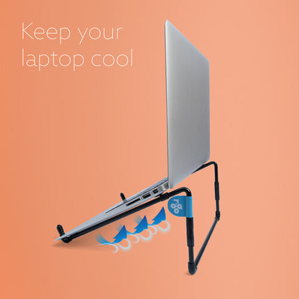 R-Go Tools Steel Travel Soporte para Laptop Plegable para 10 a 22"