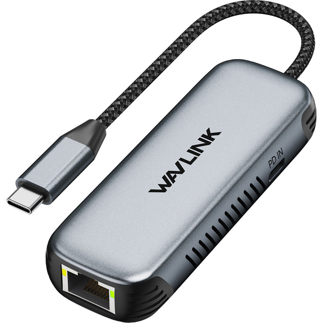 Wavlink USB-C 3.2 Gen 2 Adaptador Ethernet 5Gbit 95W Power Delivery