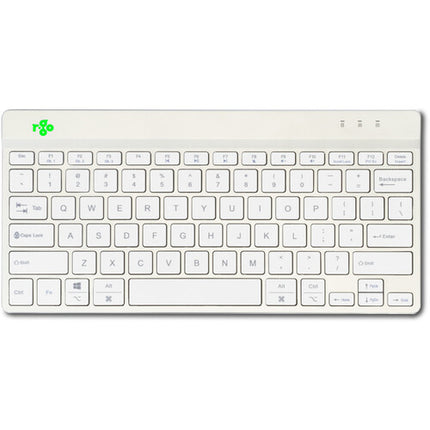 Teclado inalámbrico ergonómico compacto R-Go Tools Compact Wireless Break blanco QWERTY US