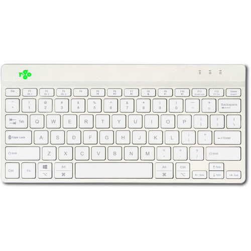Teclado inalámbrico ergonómico compacto R-Go Tools Compact Wireless Break blanco QWERTY US