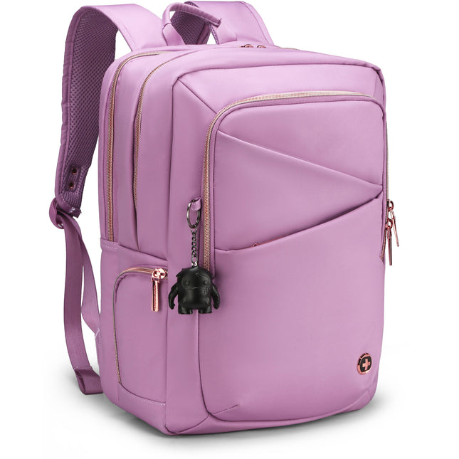 Swissdigital KATY ROSE NG Mochila 23L para portátil 16" con puerto USB-C y bolsillos RFID