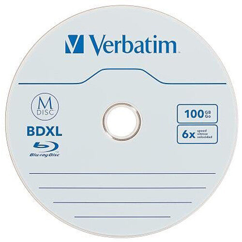 Verbatim M DISC BDXL Blu-ray 100GB 6x 5 unidades estuche rígido