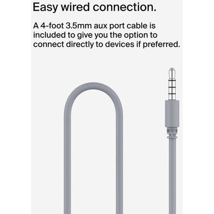 Auriculares inalámbricos Belkin SoundForm Mini para niños blancos con USB-C 30 horas batería y volumen limitado 85 dB