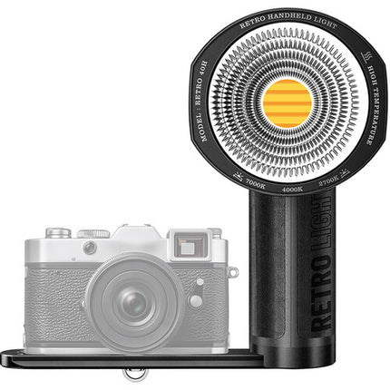 LENSGO 40H Luz LED portátil bicolor 40W 2600-7000K con difusor y soporte móvil