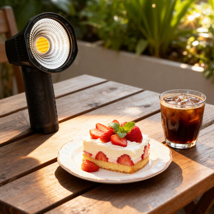 LENSGO 40H Luz LED portátil bicolor 40W 2600-7000K con difusor y soporte móvil