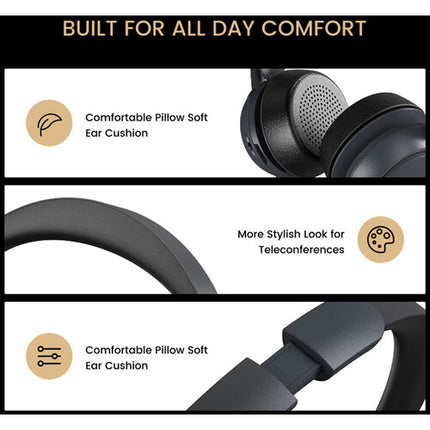 Nuroum HP31DU Auriculares Inalámbricos Bluetooth 5.3 35 Horas Batería USB