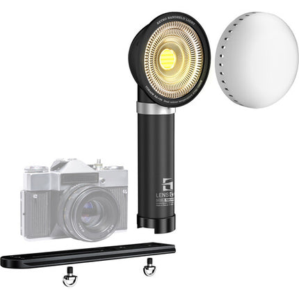 LENSGO 40SHB Luz LED Portátil Bicolor 40W 2700-7000K Con Difusor y Soportes