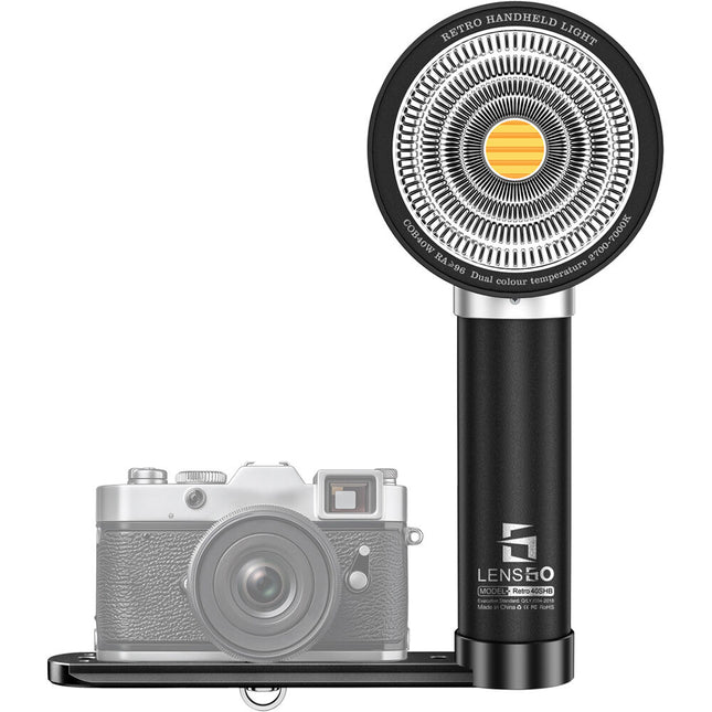 LENSGO 40SHB Luz LED Portátil Bicolor 40W 2700-7000K Con Difusor y Soportes
