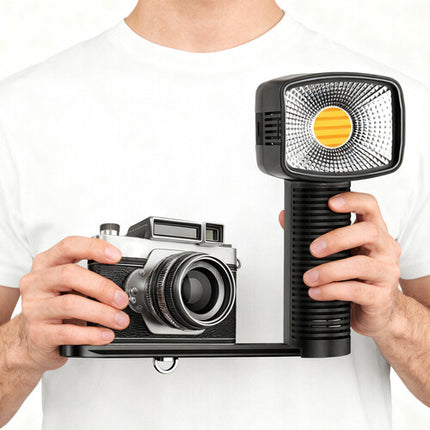 LENSGO 40SHC PRO Luz LED Portátil Retro Bicolor 40W 2600-7000K Kit Completo