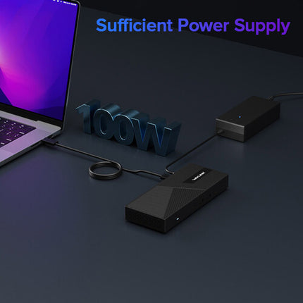 Wavlink 13-en-1 Base de Conexión USB-C 4K Triple Pantalla 100W