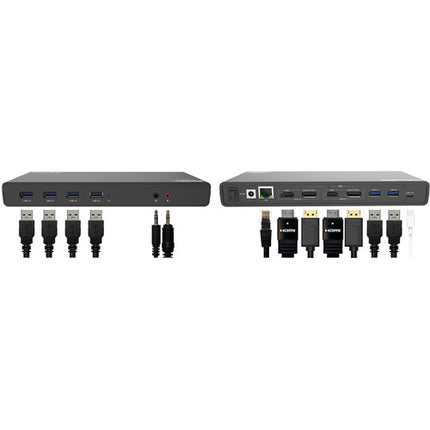 Wavlink Dual 4K USB-C Docking Station para Laptop con 6 USB 3.0 y Ethernet Gigabit