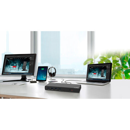 Wavlink Dual 4K USB-C Docking Station para Laptop con 6 USB 3.0 y Ethernet Gigabit