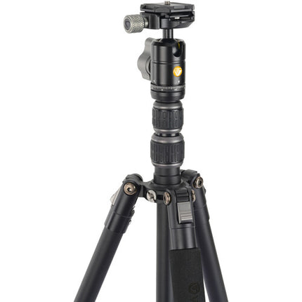 Vanguard VEO 3 GO 204AB Trípode de Viaje de Aluminio 51.4 Pulgadas con Cabezal de Bola BH-45 Bluetooth