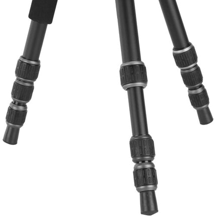 Vanguard VEO 3 GO 204AB Trípode de Viaje de Aluminio 51.4 Pulgadas con Cabezal de Bola BH-45 Bluetooth