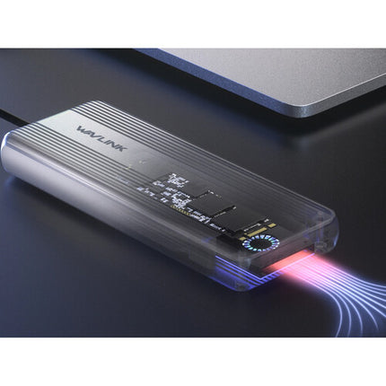 Wavlink USB4 V2 PCIe Gen4 Caja para SSD NVMe 80 Gb/s con Ventilador