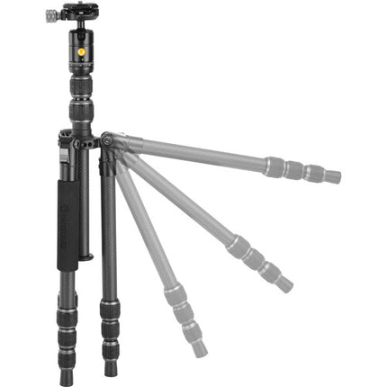Vanguard VEO 3 GO 204CB Trípode de Viaje Fibra de Carbono 51 4" Altura y Control Bluetooth