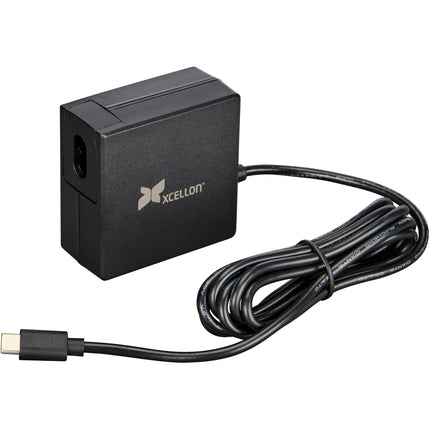 Xcellon PDL-65 Adaptador Universal USB-C 65W con Cable Integrado y Protección