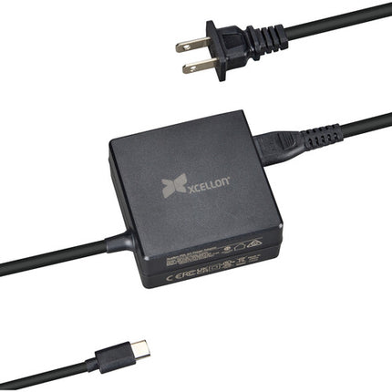 Xcellon PDL-65 Adaptador Universal USB-C 65W con Cable Integrado y Protección