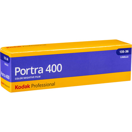 Kodak Professional Portra 400 Película Color Negativo 35mm ISO 400 36 Exposiciones 5 Unidades