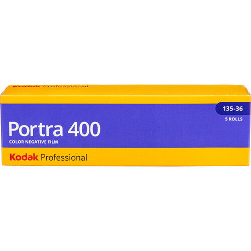Kodak Professional Portra 400 Película Color Negativo 35mm ISO 400 36 Exposiciones 5 Unidades